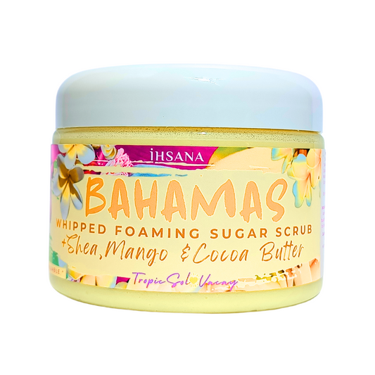 BANANA FLOWER - Triple Butter Whipped Foaming Sugar Scrub - Bahamas