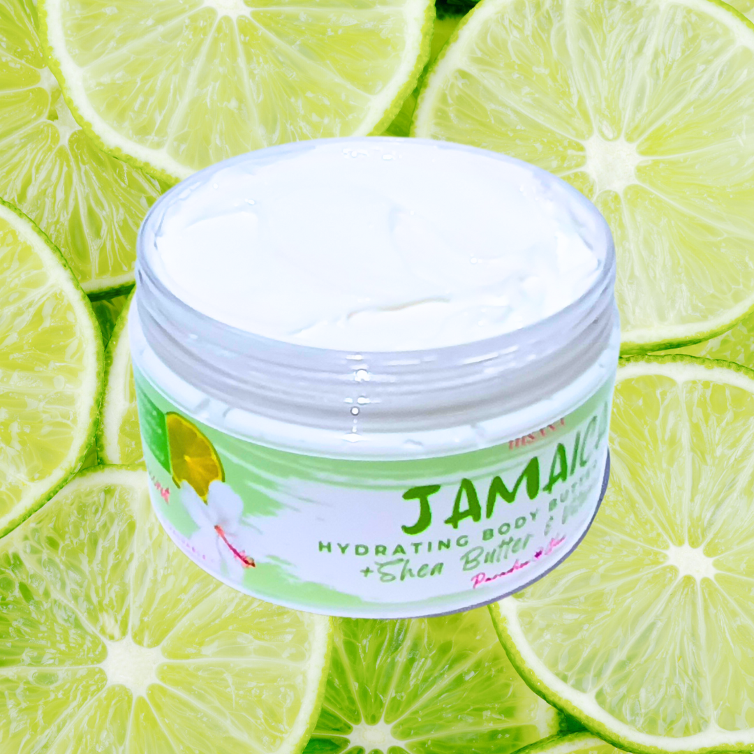 LIME + COCONUT - Hydrating Body Butter Cream- Jamaica