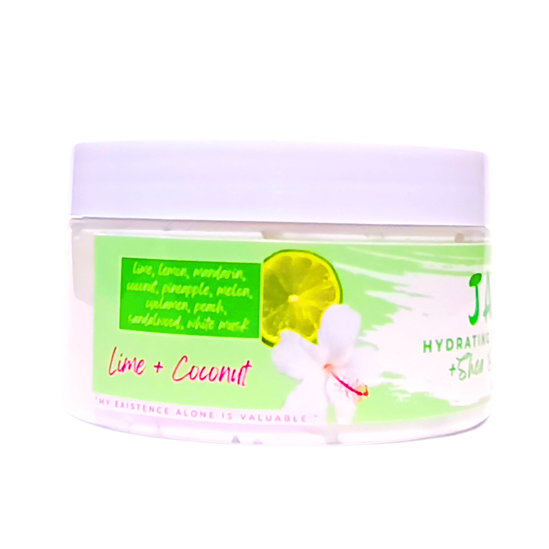 LIME + COCONUT - Hydrating Body Butter Cream- Jamaica