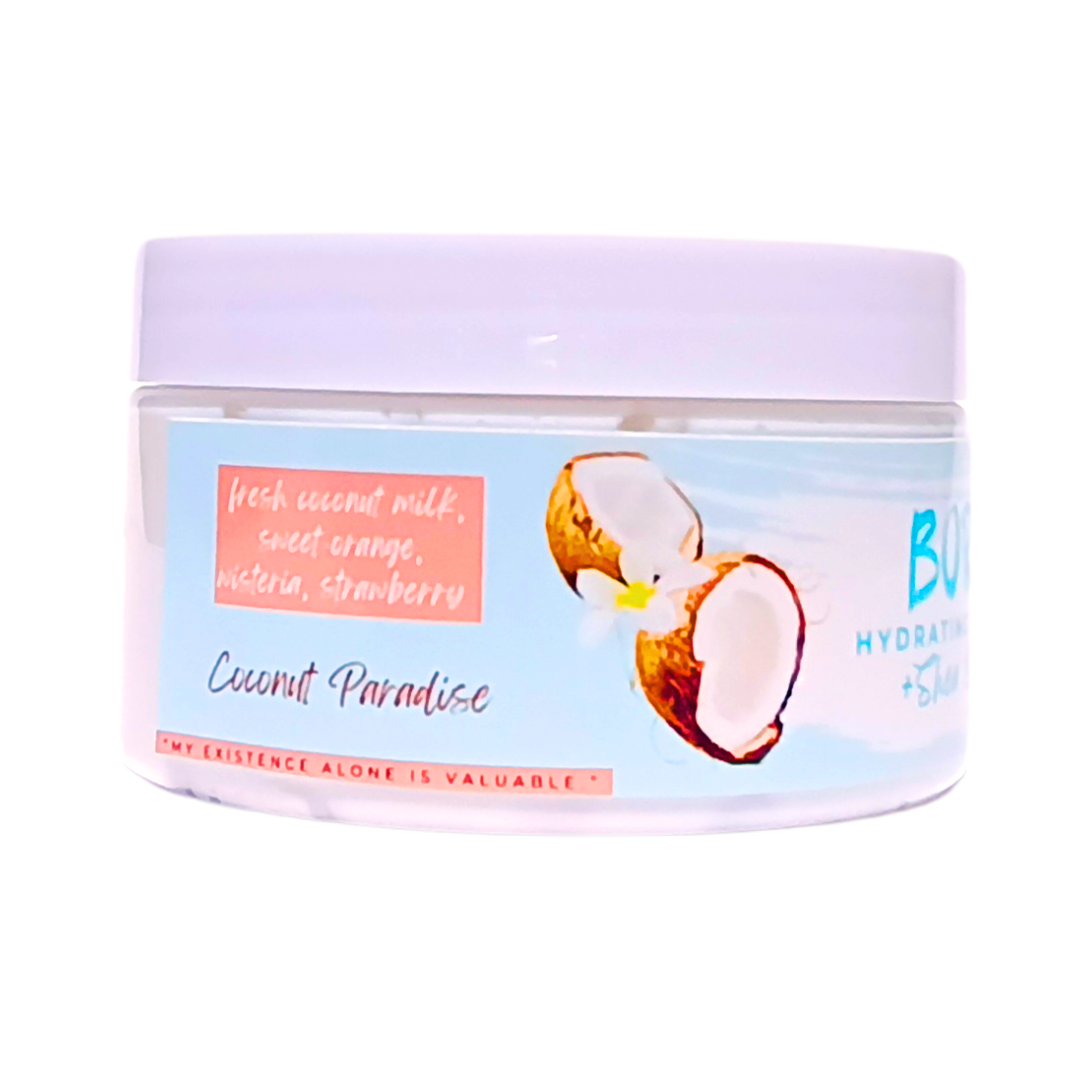 COCONUT PARADISE- Hydrating Body Butter Cream- Bora Bora