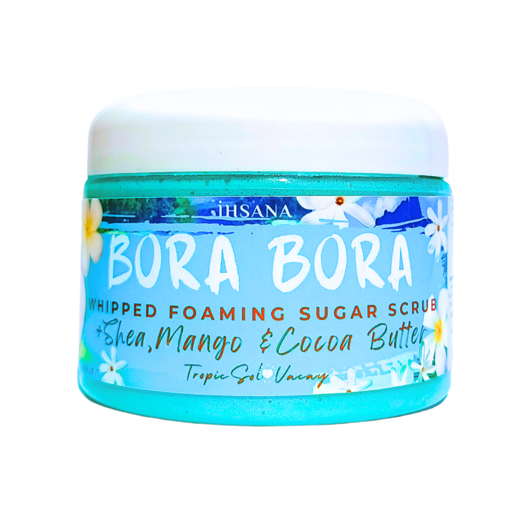 COCONUT PARADISE - Triple Butter Whipped Foaming Sugar Scrub - Bora Bora