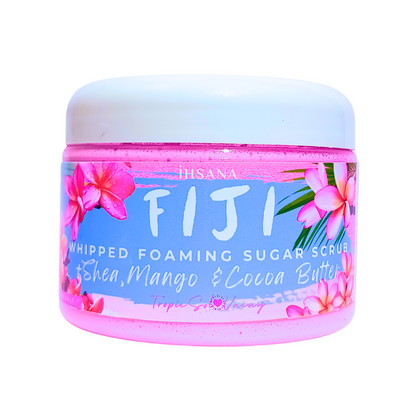 PLUMERIA - Triple Butter Whipped Foaming Sugar Scrub - Fiji