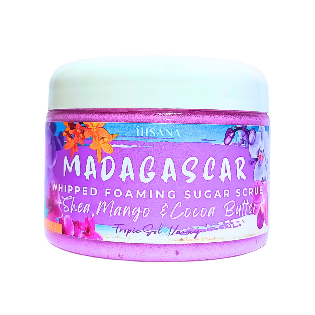 EXOTIC ORCHID - Triple Butter Whipped Foaming Sugar Scrub - Madagascar