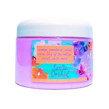 EXOTIC ORCHID - Triple Butter Whipped Foaming Sugar Scrub - Madagascar