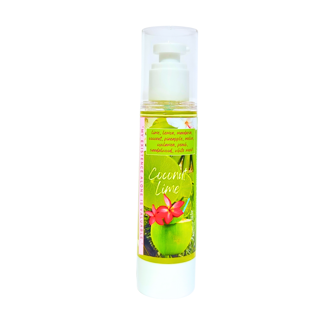 LIME + COCONUT - Paradise Glow Body Oil - Jamaica