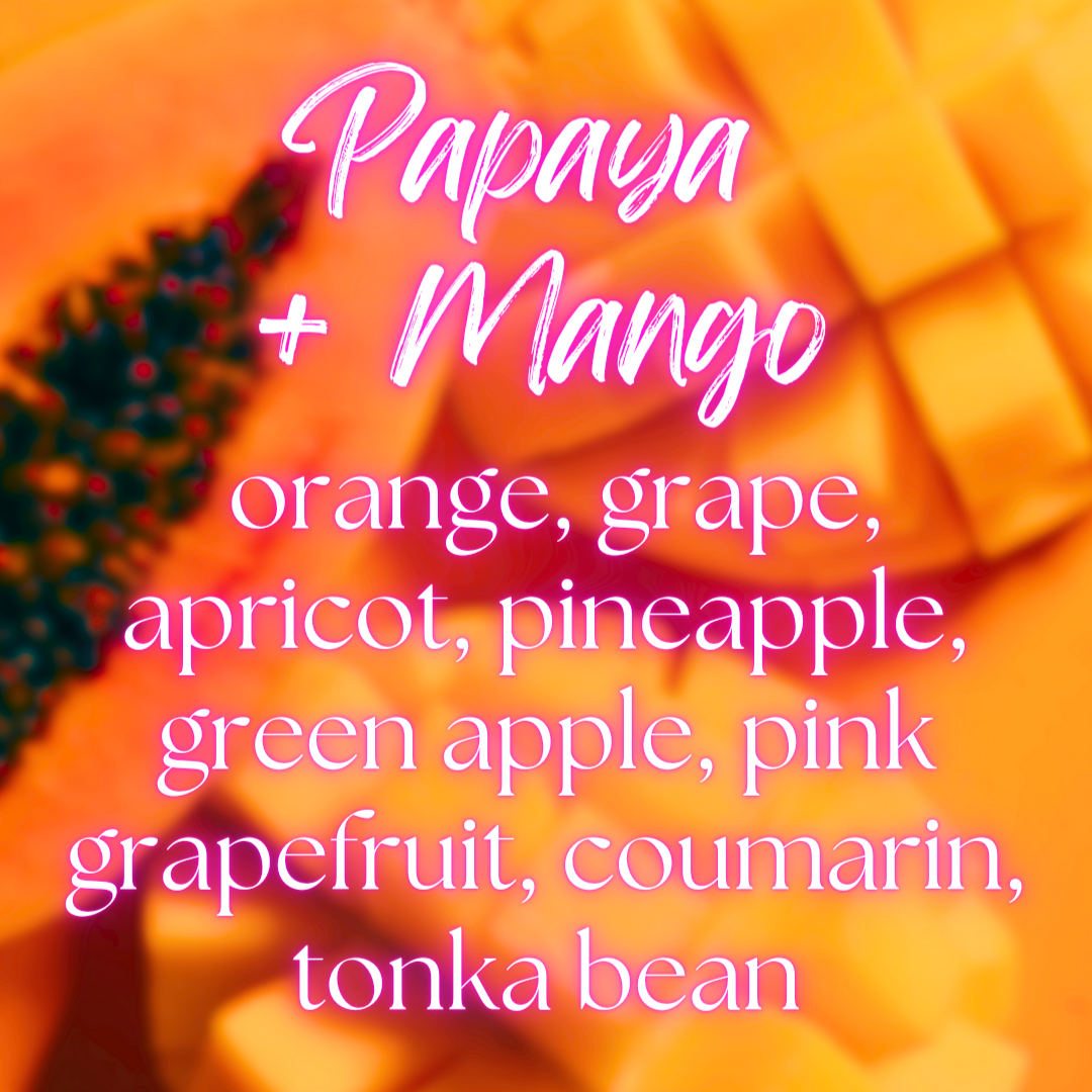 PAPAYA + MANGO - Triple Butter Whipped Foaming Sugar Scrub - Bali