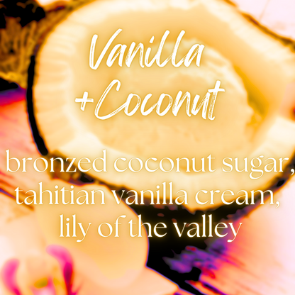 VANILLA + COCONUT- Hydrating Body Butter Cream-Tahiti