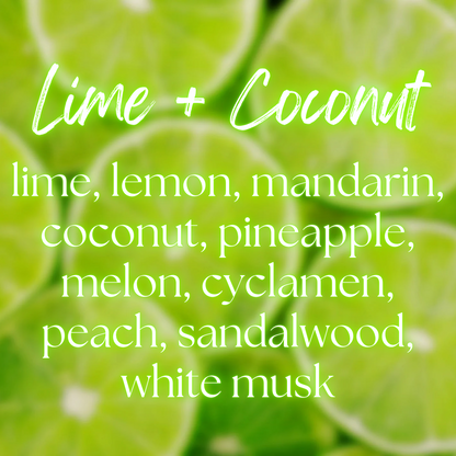 LIME + COCONUT - Triple Butter Whipped Foaming Sugar Scrub - Jamaica